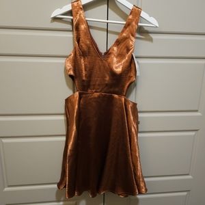 Altar'd State Copper Women's Cutout Dress